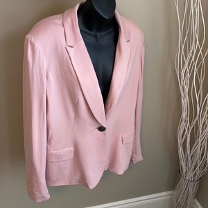 Pink casual blazer size xl